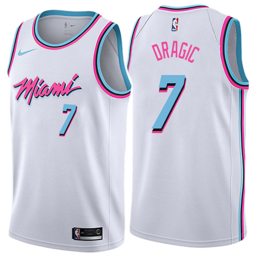 Miami Heat Goran Dragic #7 Nba 2020 New Arrival White Jersey - Bluefink