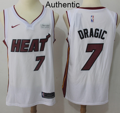 Nike Heat #7 Goran Dragic White NBA 